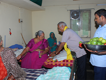 Volunteers providing education and resources to orphans